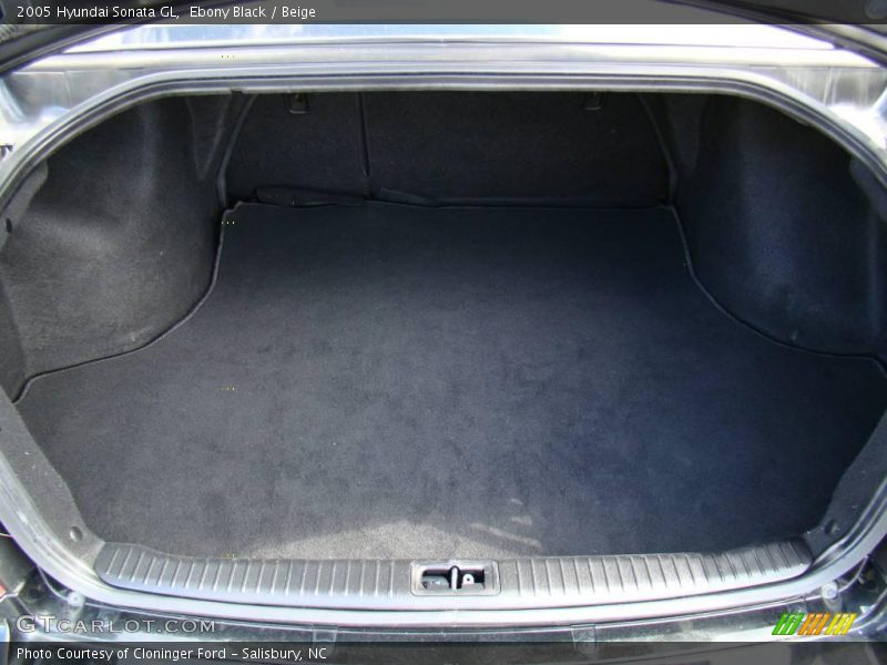 Ebony Black / Beige 2005 Hyundai Sonata GL