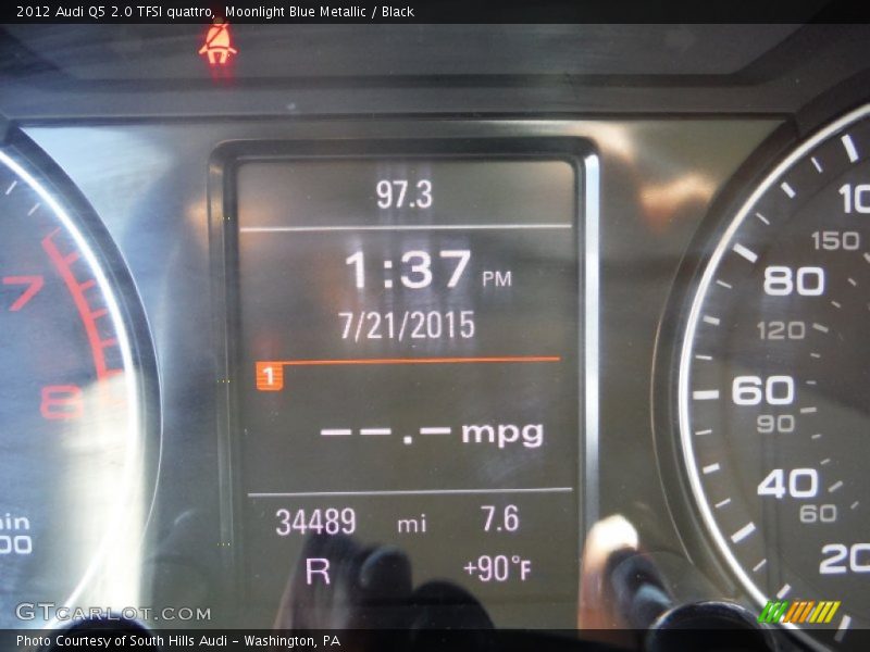 Moonlight Blue Metallic / Black 2012 Audi Q5 2.0 TFSI quattro