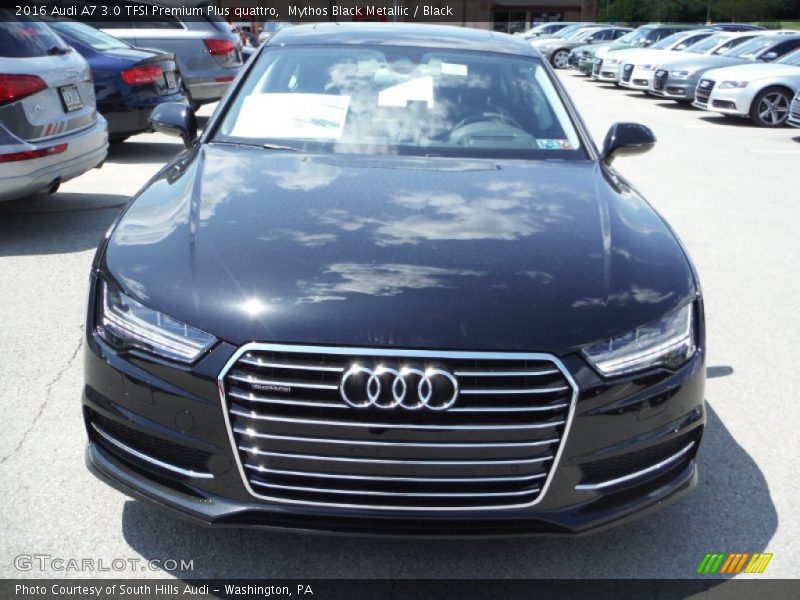 Mythos Black Metallic / Black 2016 Audi A7 3.0 TFSI Premium Plus quattro