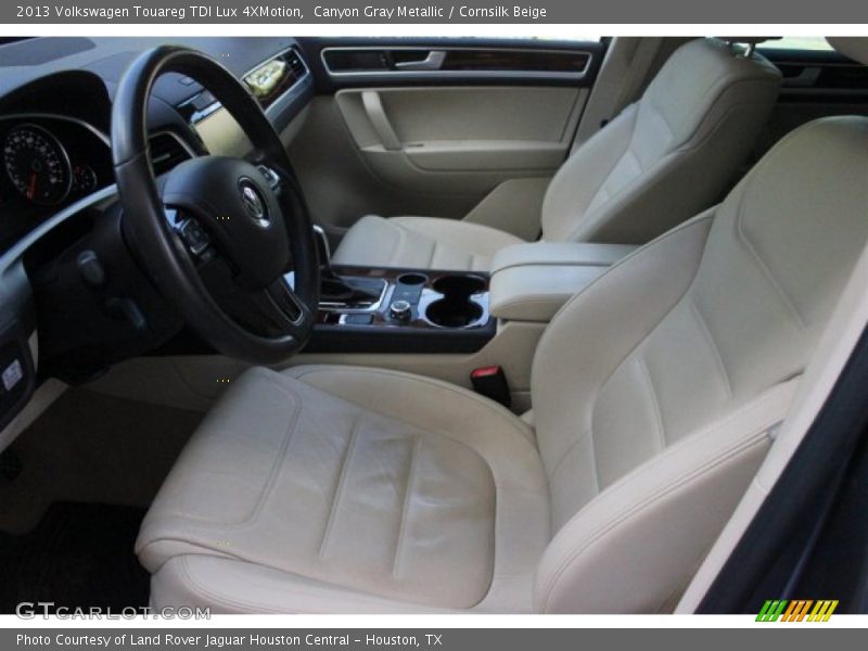 Canyon Gray Metallic / Cornsilk Beige 2013 Volkswagen Touareg TDI Lux 4XMotion
