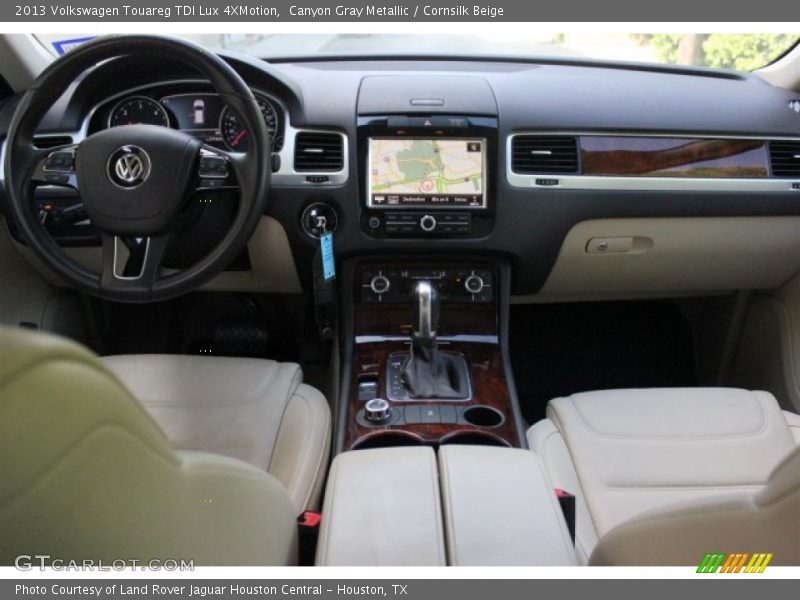 Canyon Gray Metallic / Cornsilk Beige 2013 Volkswagen Touareg TDI Lux 4XMotion