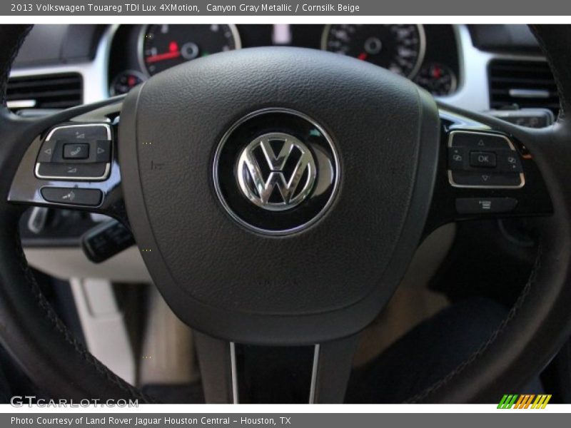 Canyon Gray Metallic / Cornsilk Beige 2013 Volkswagen Touareg TDI Lux 4XMotion