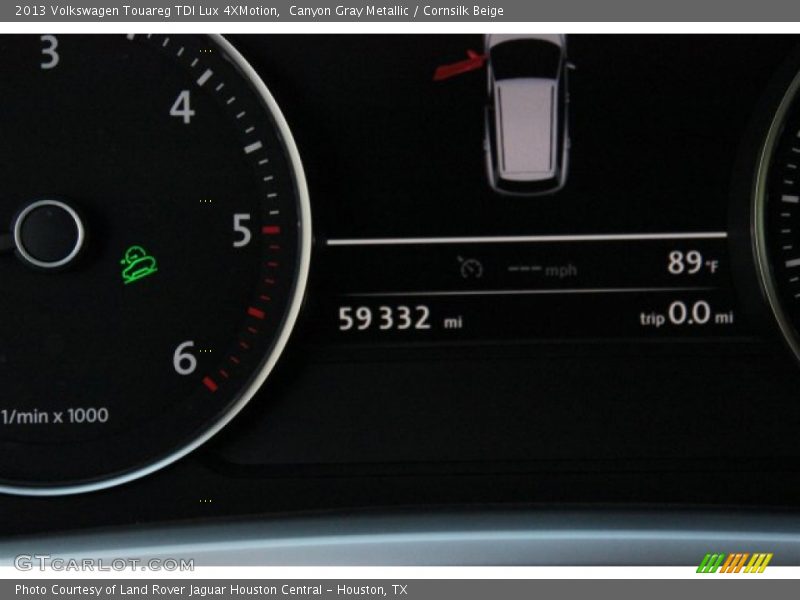 Canyon Gray Metallic / Cornsilk Beige 2013 Volkswagen Touareg TDI Lux 4XMotion