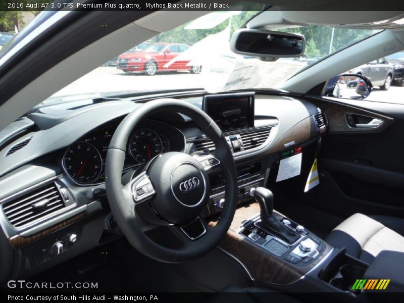 Mythos Black Metallic / Black 2016 Audi A7 3.0 TFSI Premium Plus quattro