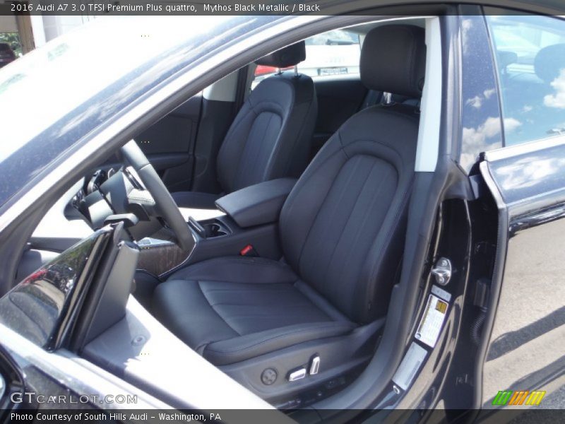 Mythos Black Metallic / Black 2016 Audi A7 3.0 TFSI Premium Plus quattro