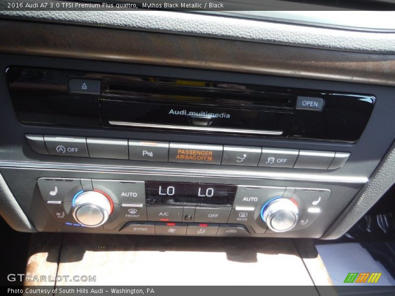 Mythos Black Metallic / Black 2016 Audi A7 3.0 TFSI Premium Plus quattro
