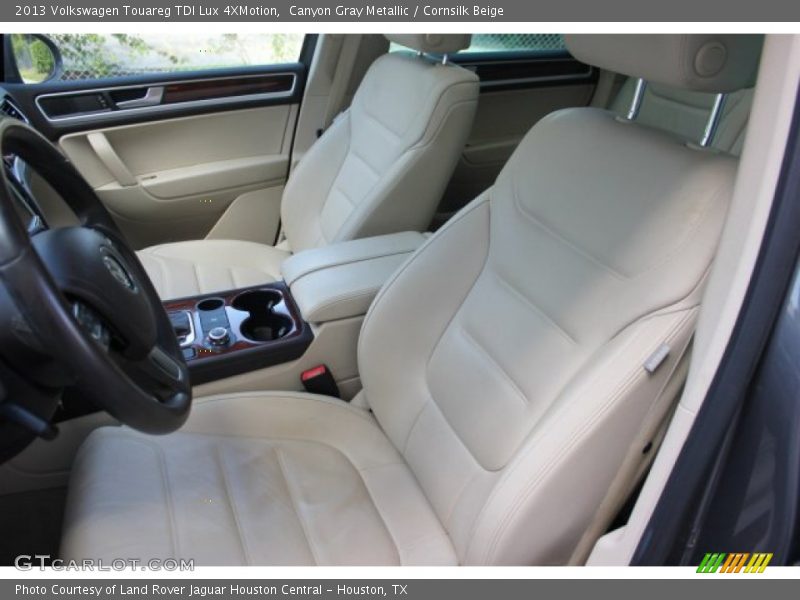 Canyon Gray Metallic / Cornsilk Beige 2013 Volkswagen Touareg TDI Lux 4XMotion