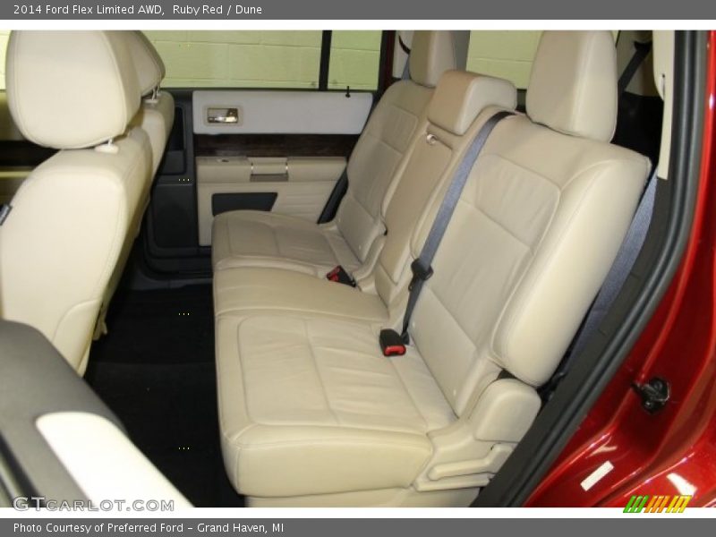 Ruby Red / Dune 2014 Ford Flex Limited AWD