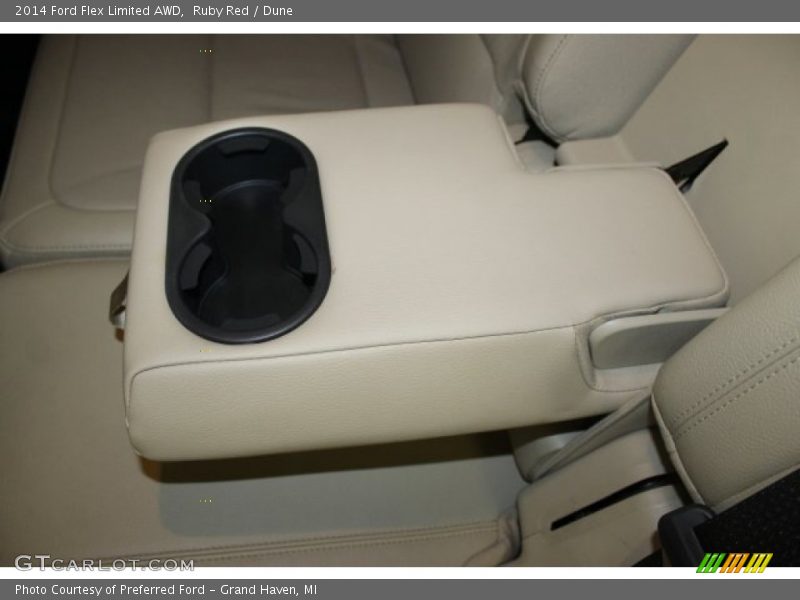 Ruby Red / Dune 2014 Ford Flex Limited AWD
