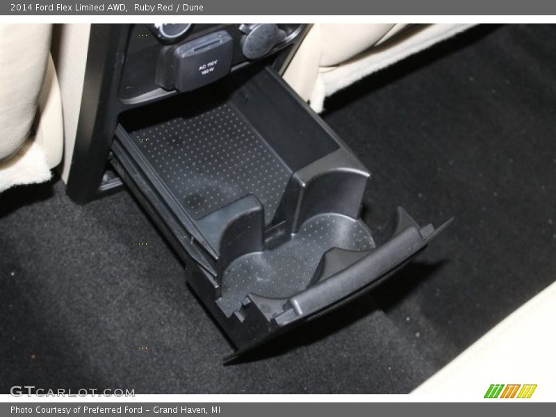 Ruby Red / Dune 2014 Ford Flex Limited AWD