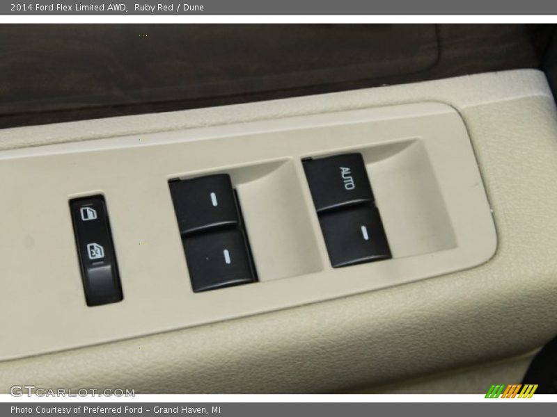 Ruby Red / Dune 2014 Ford Flex Limited AWD