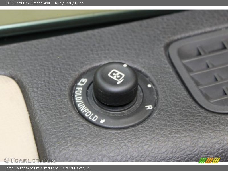 Ruby Red / Dune 2014 Ford Flex Limited AWD