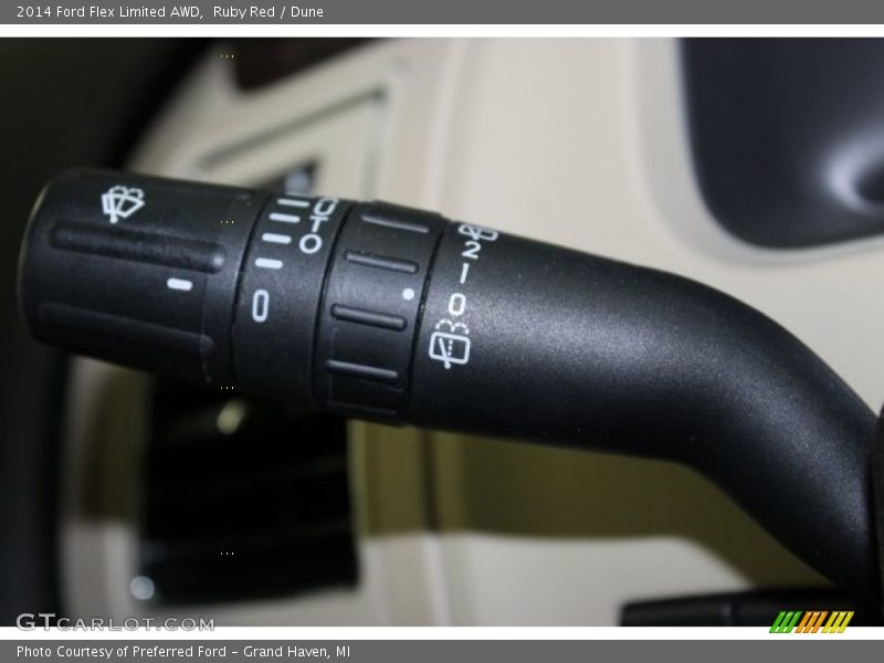 Ruby Red / Dune 2014 Ford Flex Limited AWD