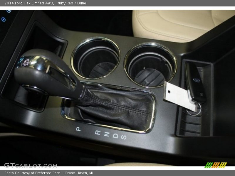 Ruby Red / Dune 2014 Ford Flex Limited AWD