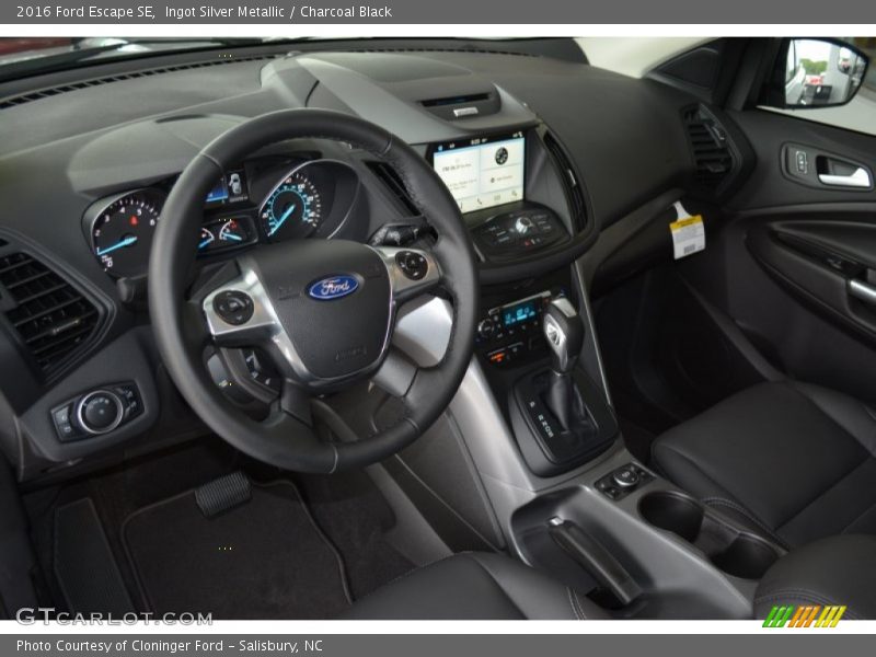  2016 Escape SE Charcoal Black Interior