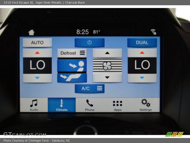 Controls of 2016 Escape SE