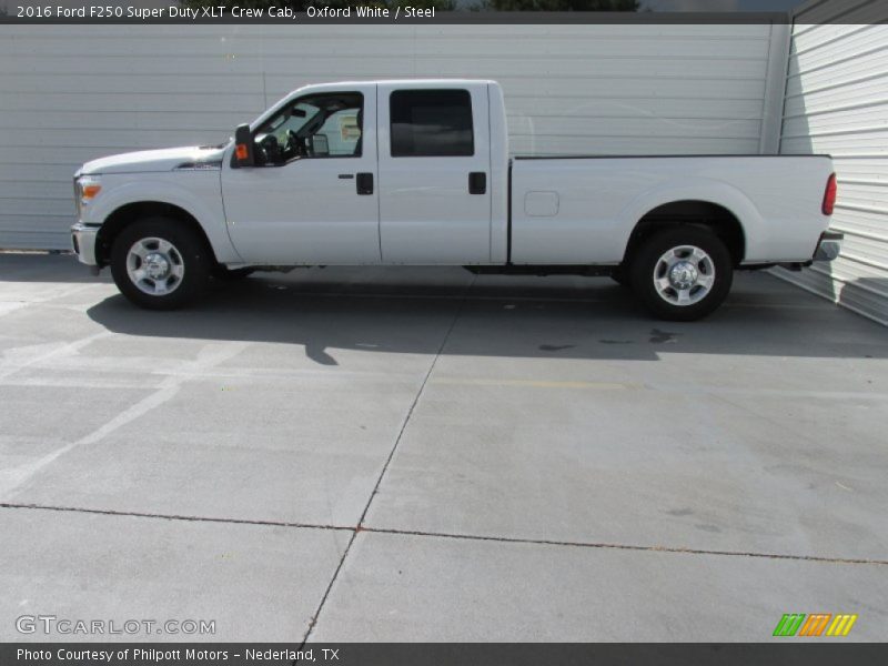 Oxford White / Steel 2016 Ford F250 Super Duty XLT Crew Cab
