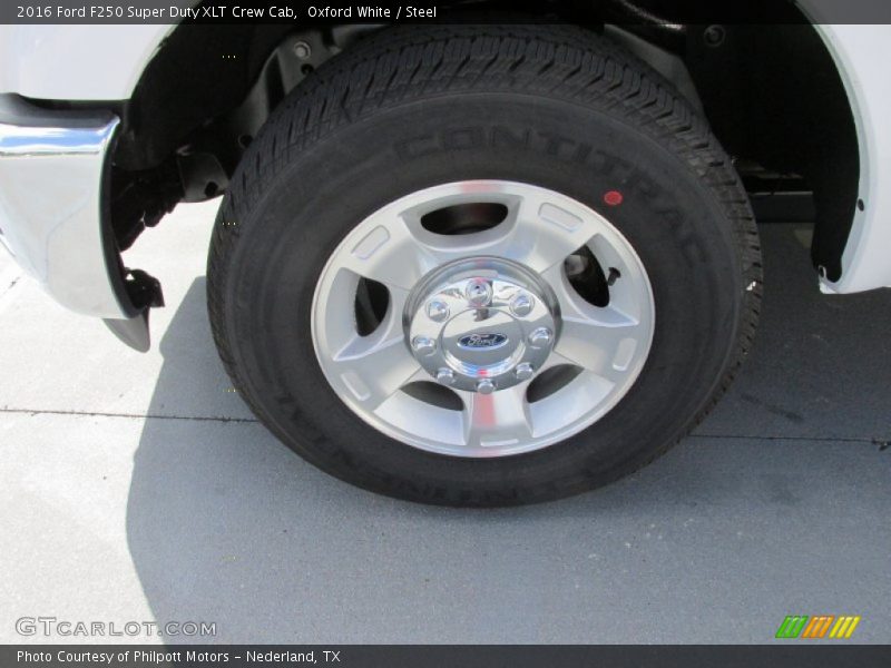 Oxford White / Steel 2016 Ford F250 Super Duty XLT Crew Cab