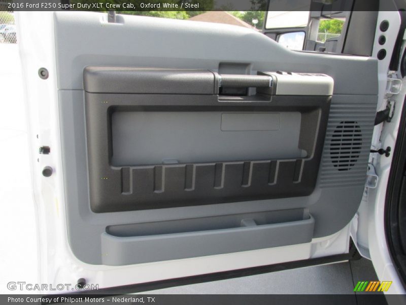 Oxford White / Steel 2016 Ford F250 Super Duty XLT Crew Cab