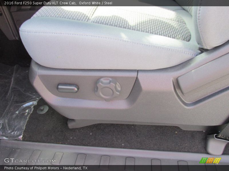 Oxford White / Steel 2016 Ford F250 Super Duty XLT Crew Cab