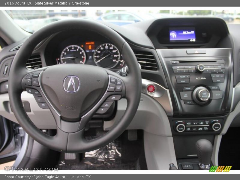 Slate Silver Metallic / Graystone 2016 Acura ILX
