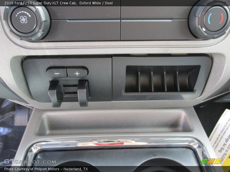 Oxford White / Steel 2016 Ford F250 Super Duty XLT Crew Cab