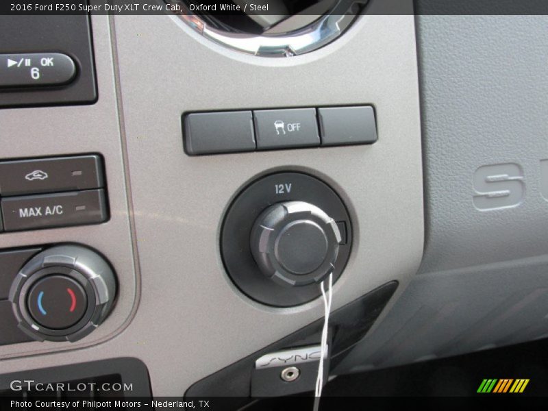 Oxford White / Steel 2016 Ford F250 Super Duty XLT Crew Cab