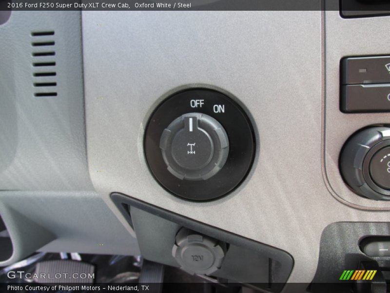 Oxford White / Steel 2016 Ford F250 Super Duty XLT Crew Cab
