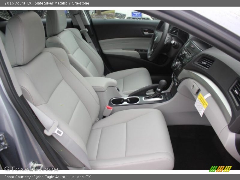 Slate Silver Metallic / Graystone 2016 Acura ILX