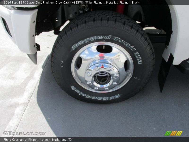  2016 F350 Super Duty Platinum Crew Cab 4x4 DRW Wheel