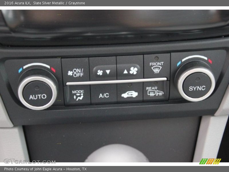 Slate Silver Metallic / Graystone 2016 Acura ILX
