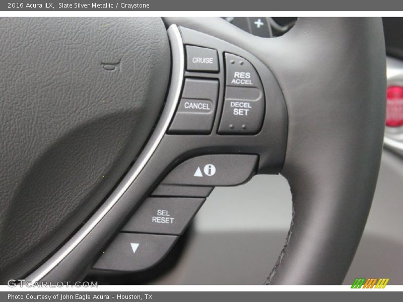 Slate Silver Metallic / Graystone 2016 Acura ILX