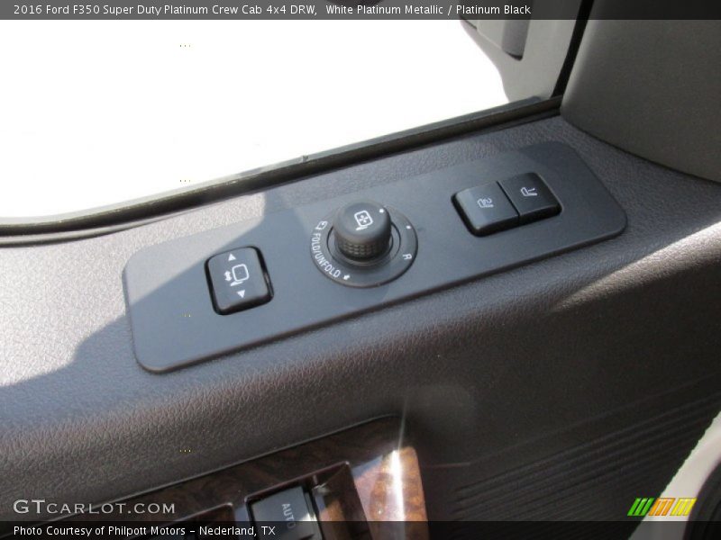 White Platinum Metallic / Platinum Black 2016 Ford F350 Super Duty Platinum Crew Cab 4x4 DRW