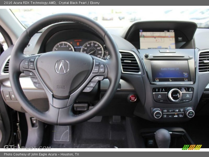 Crystal Black Pearl / Ebony 2016 Acura RDX Technology AWD