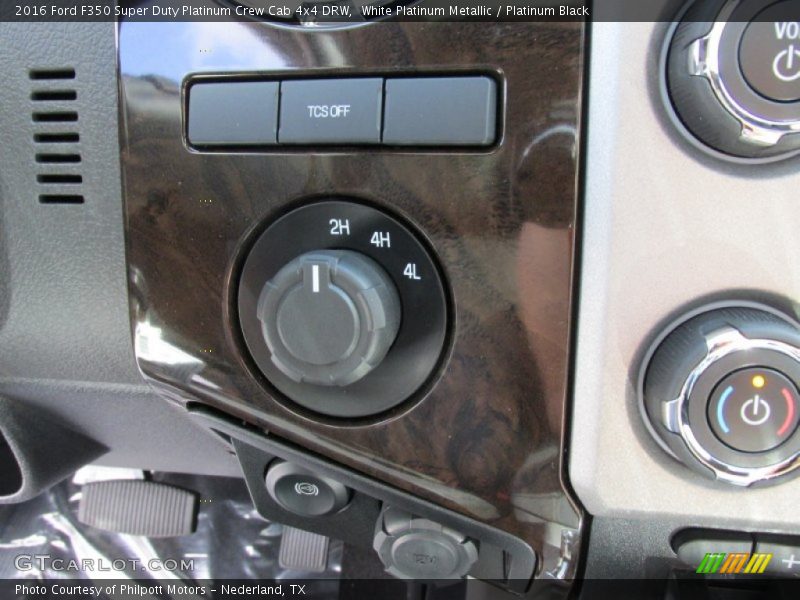 White Platinum Metallic / Platinum Black 2016 Ford F350 Super Duty Platinum Crew Cab 4x4 DRW