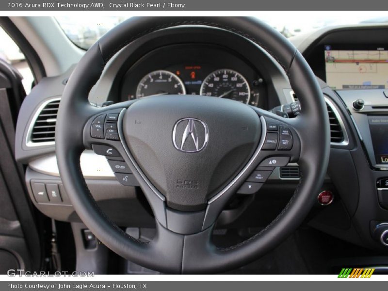 Crystal Black Pearl / Ebony 2016 Acura RDX Technology AWD