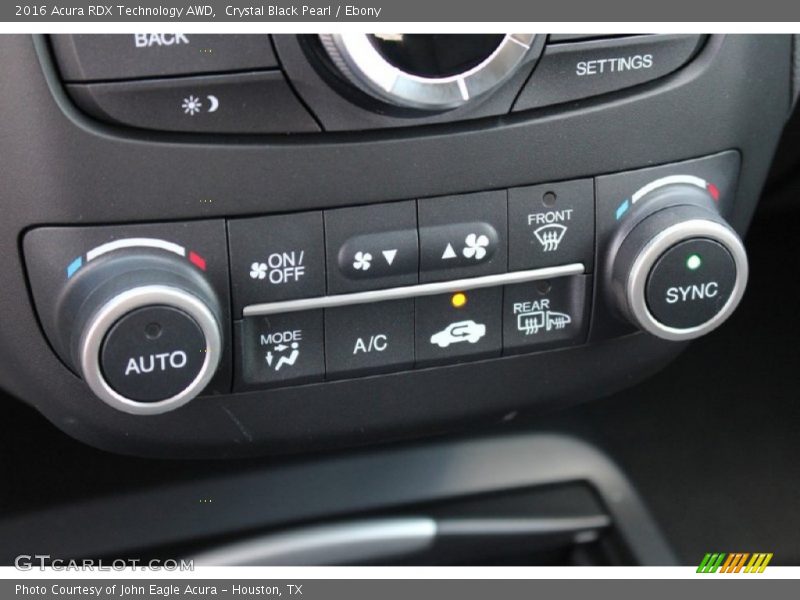 Crystal Black Pearl / Ebony 2016 Acura RDX Technology AWD