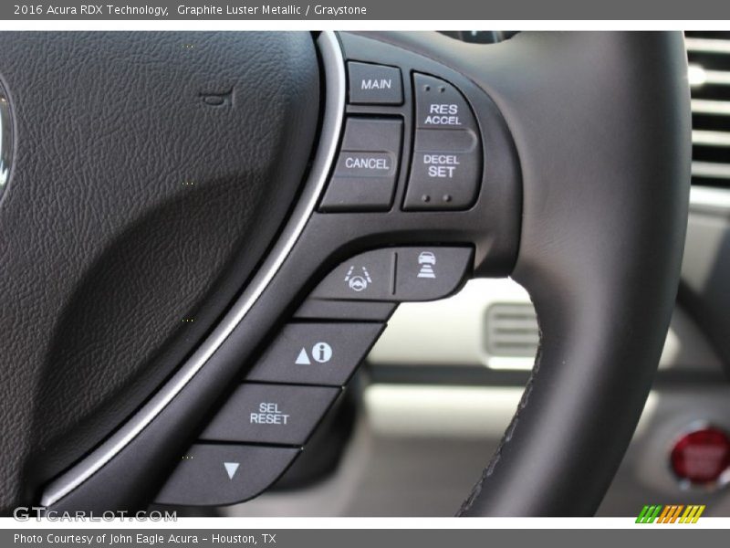 Graphite Luster Metallic / Graystone 2016 Acura RDX Technology