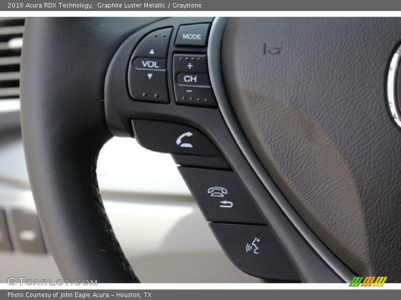 Graphite Luster Metallic / Graystone 2016 Acura RDX Technology