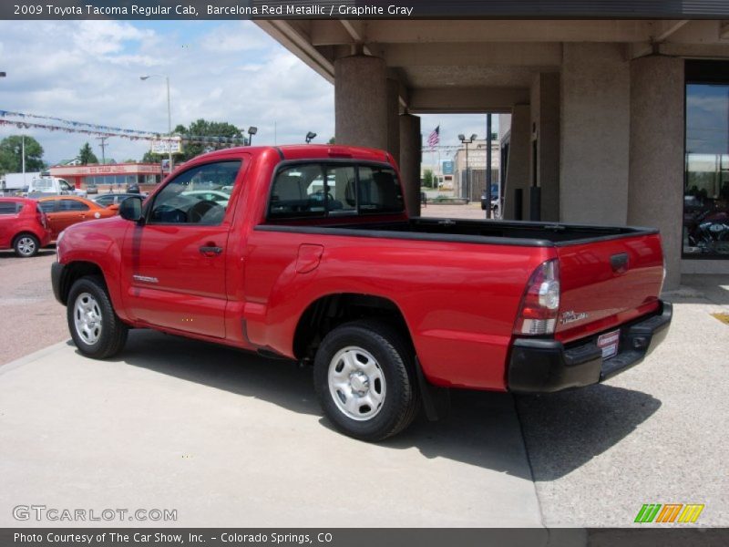 Barcelona Red Metallic / Graphite Gray 2009 Toyota Tacoma Regular Cab