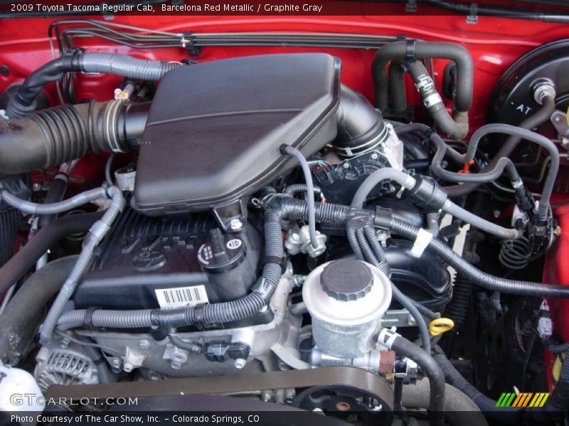 Barcelona Red Metallic / Graphite Gray 2009 Toyota Tacoma Regular Cab