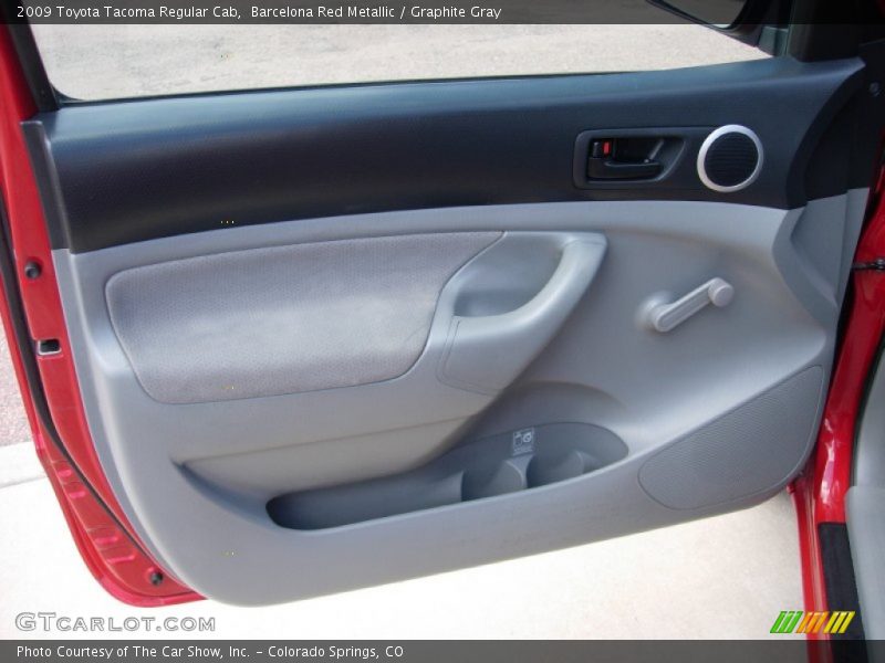 Barcelona Red Metallic / Graphite Gray 2009 Toyota Tacoma Regular Cab
