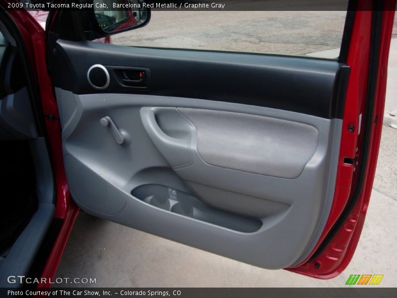 Barcelona Red Metallic / Graphite Gray 2009 Toyota Tacoma Regular Cab