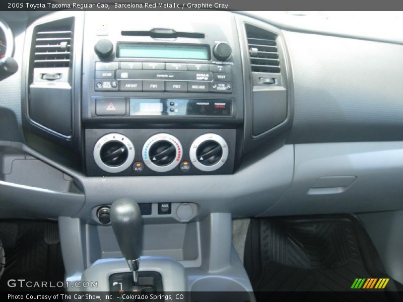 Barcelona Red Metallic / Graphite Gray 2009 Toyota Tacoma Regular Cab