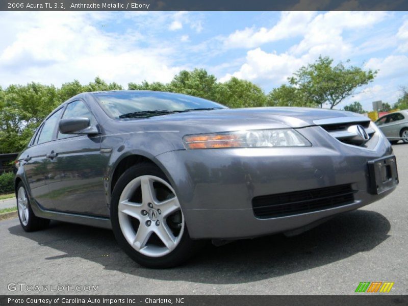 Anthracite Metallic / Ebony 2006 Acura TL 3.2