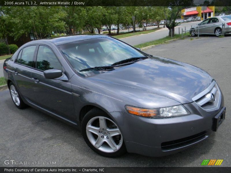 Anthracite Metallic / Ebony 2006 Acura TL 3.2