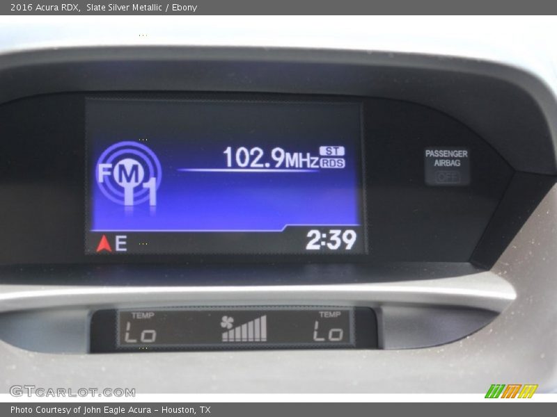 Slate Silver Metallic / Ebony 2016 Acura RDX