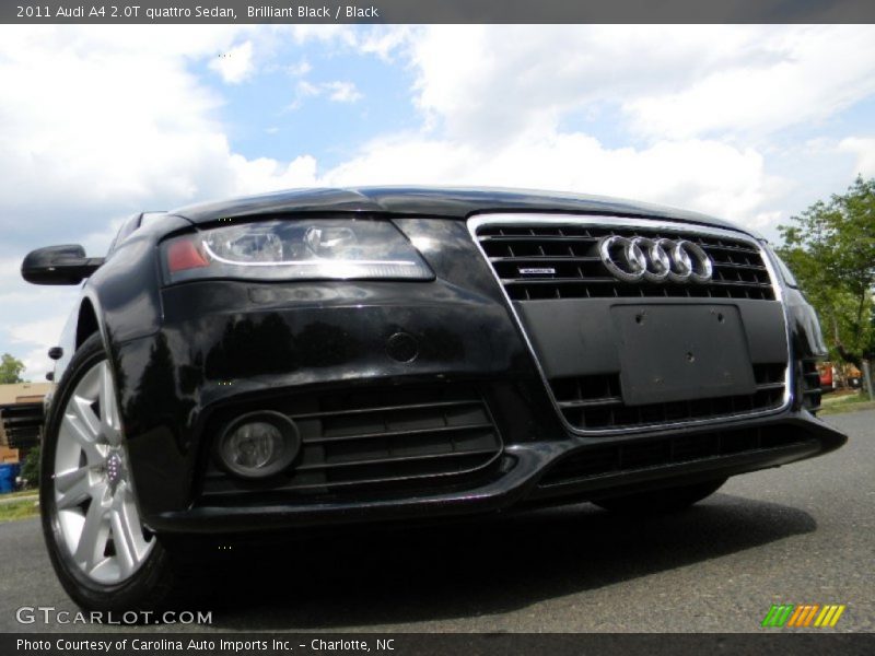 Brilliant Black / Black 2011 Audi A4 2.0T quattro Sedan