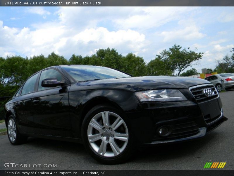 Brilliant Black / Black 2011 Audi A4 2.0T quattro Sedan