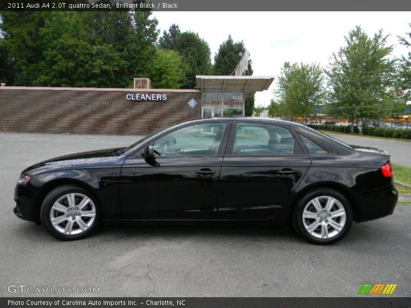 Brilliant Black / Black 2011 Audi A4 2.0T quattro Sedan
